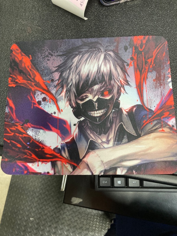 Photo 2 of Anime Square Custom Mouse Pad, Gaming Mouse Pad Non-Slip Rubber Base, Laptop Mouse Pad, Office Desktop Mouse Pad (AB-20)