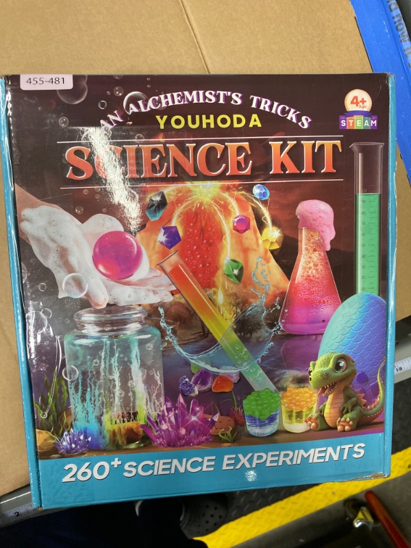 Photo 4 of 260+ Science Experiments - Over 120 pcs Science Kits for Kids Age 5-7-9-12, Boys Girls Pre School Chemistry Set & STEM Learning Educational Toys, Birthday Gifts Christmas Stocking Stuffers for Kids