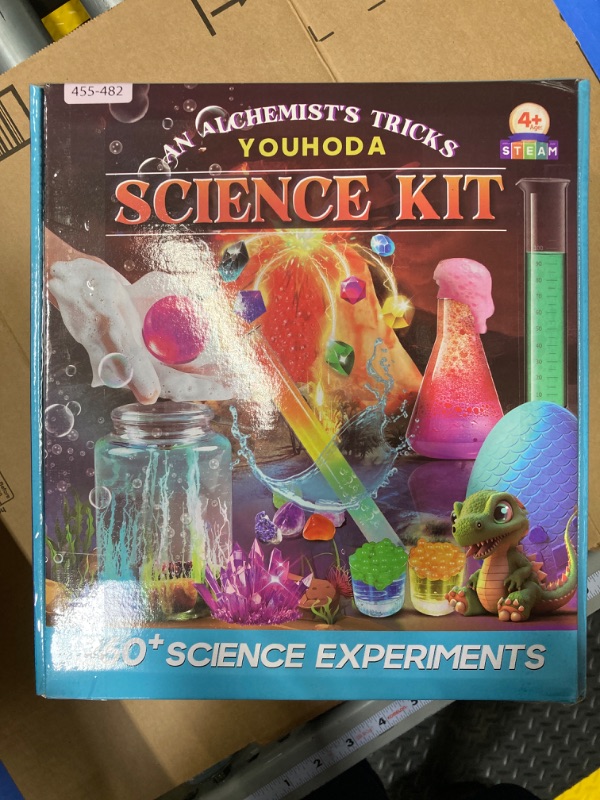 Photo 4 of 260+ Science Experiments - Over 120 pcs Science Kits for Kids Age 5-7-9-12, Boys Girls Pre School Chemistry Set & STEM Learning Educational Toys, Birthday Gifts Christmas Stocking Stuffers for Kids