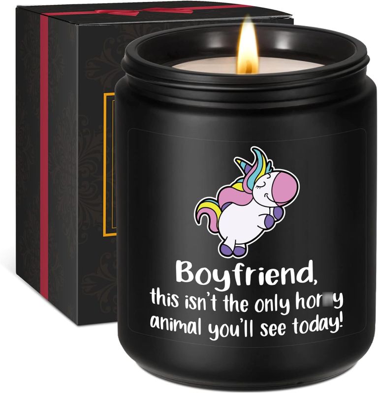 Photo 1 of GSPY Candle for Boyfriend - Funny Gifts for Boyfriend - Boyfriend Gifts, Naughty Gifts for Boyfriend - Boyfriend Gifts from Girlfriend - Fathers Day, Anniversary, Birthday Gifts for Boyfriend
