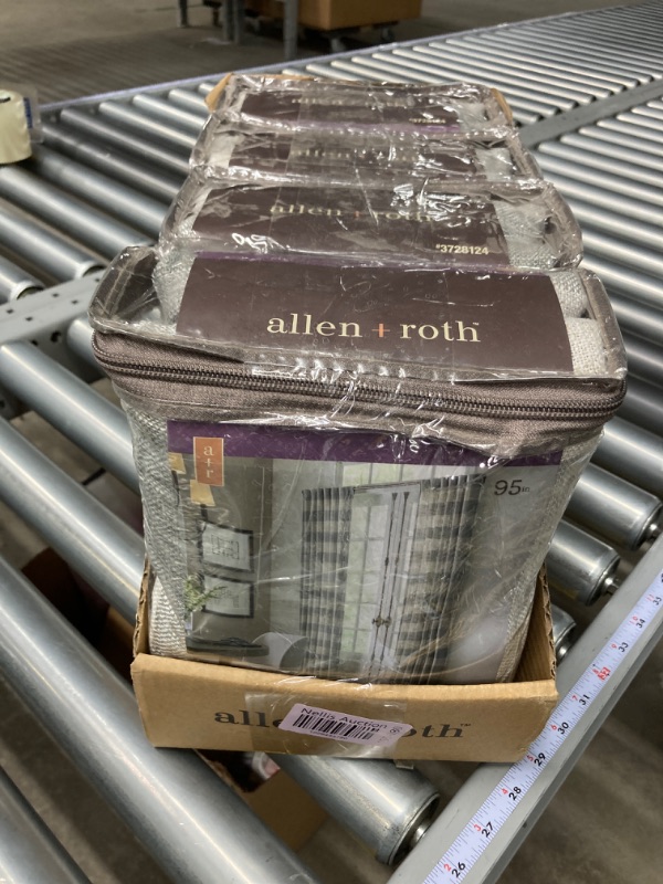 Photo 1 of Allen + Roth Curtains 50 in x 95 in (4 Pack)