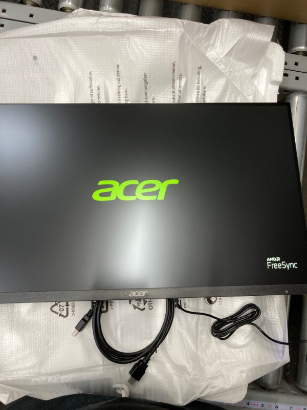 Photo 5 of Acer SH242Y Ebmihx 23.8" FHD 1920x1080 Home Office Ultra-Thin IPS Computer Monitor AMD FreeSync 100Hz Zero Frame Height/Swivel/Tilt Adjustable Stand Built-in Speakers HDMI 1.4 & VGA Port FHD 23.8-inch