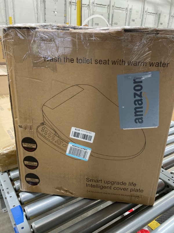 Photo 1 of  Smart Toilet Seat, Electronic Heated Toilet Seat, Self-Cleaning Nozzle, Temperature Controlled Wash, Air Dryer, Deodorizer