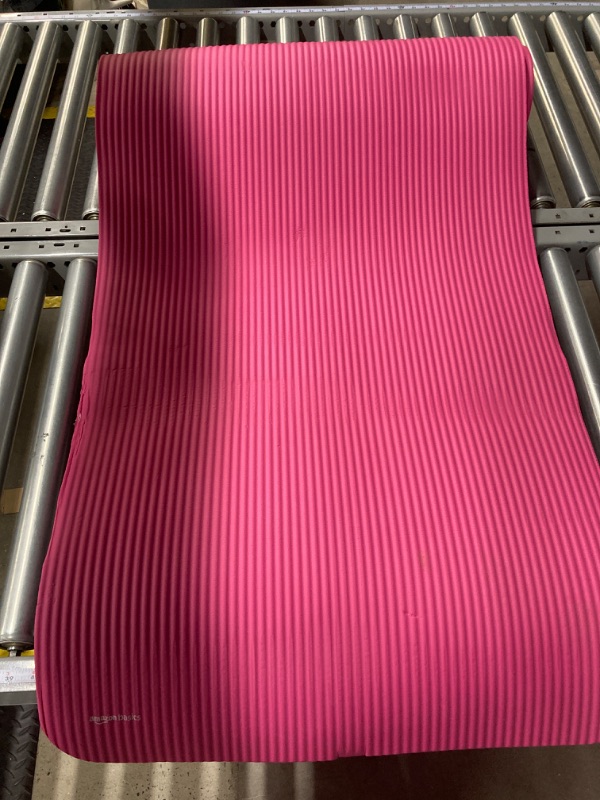 Photo 2 of Amazon Basics 1/2-Inch Extra Thick Exercise Yoga Mat Pink Yoga Mat