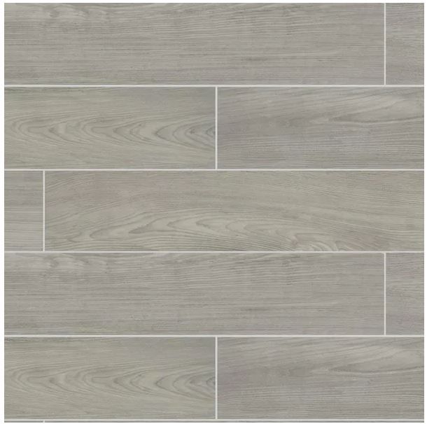 Photo 1 of Daltile
Regent Grove Ash Gray 8 in. x 47 in. Color Body Porcelain Floor and Wall Tile (15.2 sq. ft./Case)