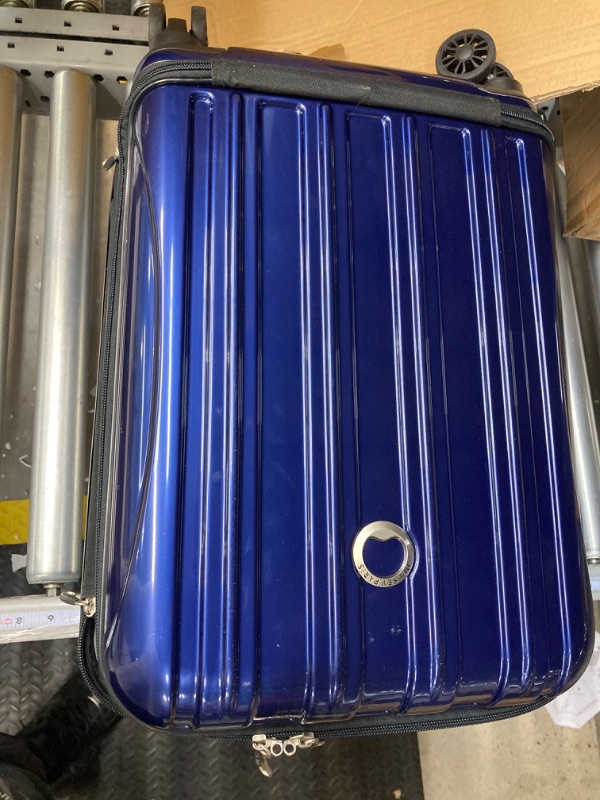 Photo 3 of DELSEY Paris Helium Aero Hardside Expandable Luggage with Spinner Wheels, Blue Cobalt, Carry-On 19 Inch Carry-On 19 Inch Blue Cobalt