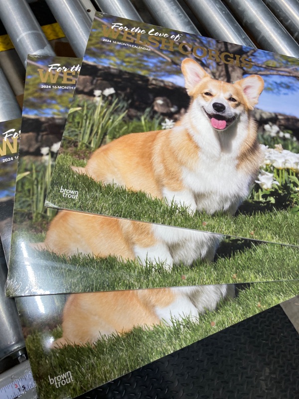 Photo 2 of Welsh Corgis Calendar 2024 - Deluxe 2024 Corgis Wall Calendar Bundle with Over 100 Calendar Stickers (Corgis Gifts, Office Supplies)