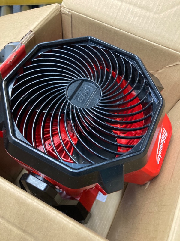 Photo 2 of itonotry Milwaukee 0886-20 M18 18-Volt 2,350-Rpm Adjustable Jobsite Fan w/AC Adapter (Item_by#MaxTool Super Sale,ket134121983572589