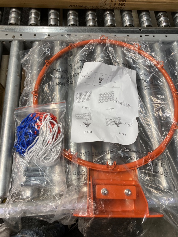 Photo 4 of Kids Basketball Hoop, Dream Travel Basketball Rim Goal Wall Mounted Basketball Hoop Indoor Outdoor Hanging Basketball Hoop, 32centimeter/12.6inch