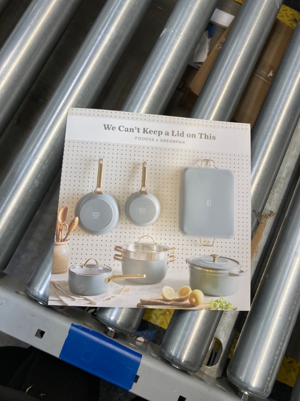 Photo 1 of GreenPan Reserve Hard Anodized Healthy Ceramic Nonstick 10" and 12" Frying Pan Skillet Set, Gold Handle, Induction, PFAS-Free, Dishwasher Safe, Oven Safe, Purple Induction Suitable Eggplant Purple 10" and 12" Frying Pan Skillet Set