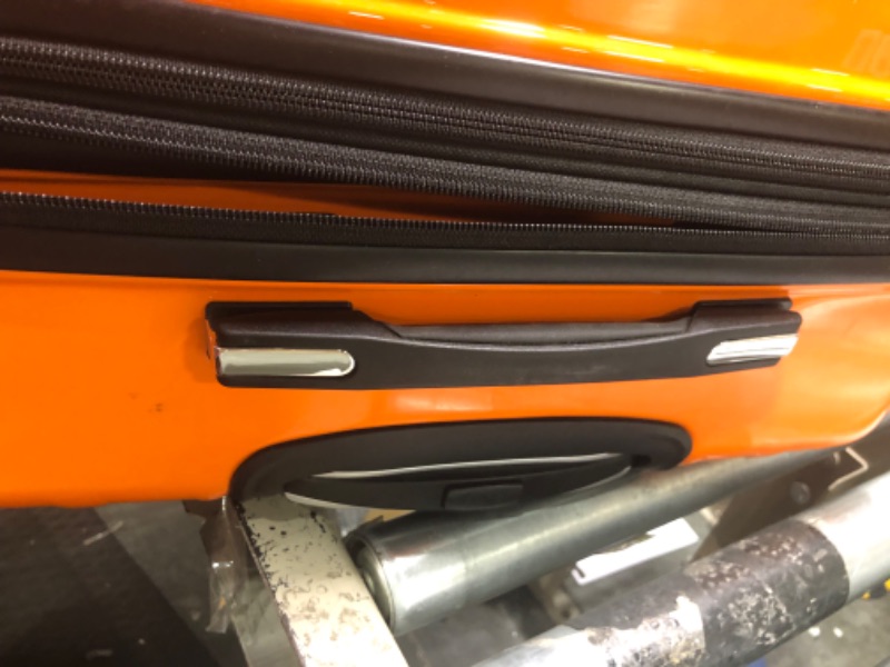 Photo 3 of Coolife Luggage 3 Piece Set Suitcase Spinner Hardshell Lightweight TSA Lock (orange)