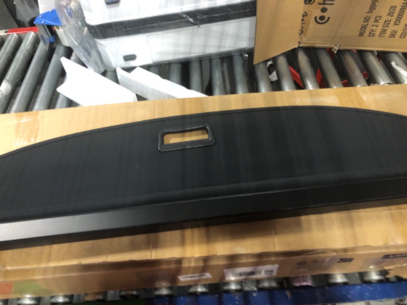 Photo 1 of Cargo Cover Fit for 2018-2022 Lexus RX350L RX450HL Rear Storage Waterproof Retractable Rear Trunk Security Cover Shielding Shade Black