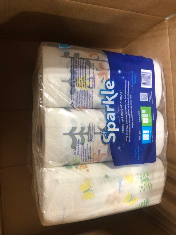 Photo 1 of SPARKLE® PICK-A-SIZE® PAPER TOWELS, 6 DOUBLE ROLLS 110 Count (Pack of 1) Multi