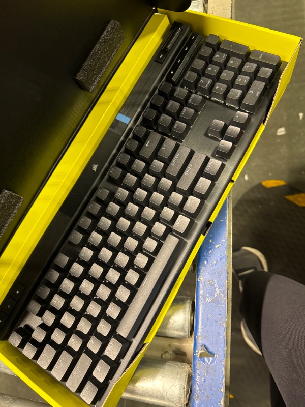 Photo 1 of Corsair K70 RGB PRO Wired Mechanical Gaming Keyboard (CHERRY MX RGB Speed Switches: Linear and Rapid, 8,000Hz Hyper-Polling, PBT DOUBLE-SHOT PRO Keycaps, Soft-Touch Palm Rest) QWERTY, NA - Black Cherry Speed- Fast K70 RGB PRO Black