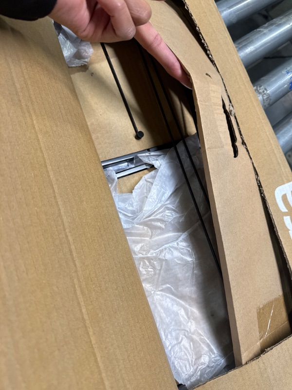 Photo 1 of Umbra Exhibit Wall Frame with Metal Rod for Hanging-Rimless Design-Suitable for Living Room & Phantom Wall Picture Frame, 8 x 10, Floating Frame, Black Black 5 Opening Modern Frame + Frame, 8 x 10, Black