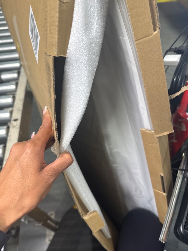 Photo 1 of Art3d Drop Ceiling Tiles 24x48 inch White (12-Pack, 96 Sq.ft), 3D Wainscoting Panels Glue Up 2x4 FT 24"x48" Matt White 12