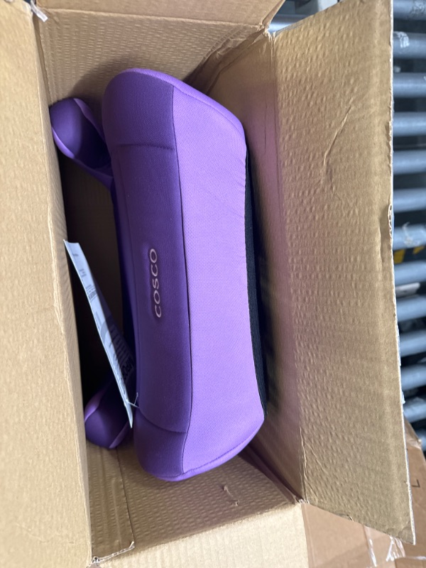 Photo 1 of Cosco Topside Booster Car Seat - Easy to Move, Lightweight Design (Grape), 1 Count (Pack of 1)