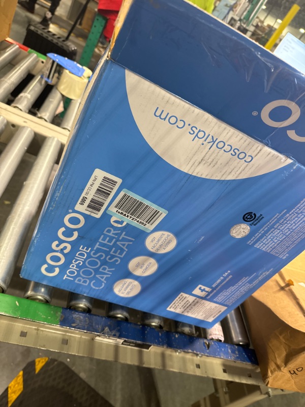 Photo 1 of Cosco Topside Booster Car Seat - Easy to Move, Lightweight Design (Grape), 1 Count (Pack of 1)