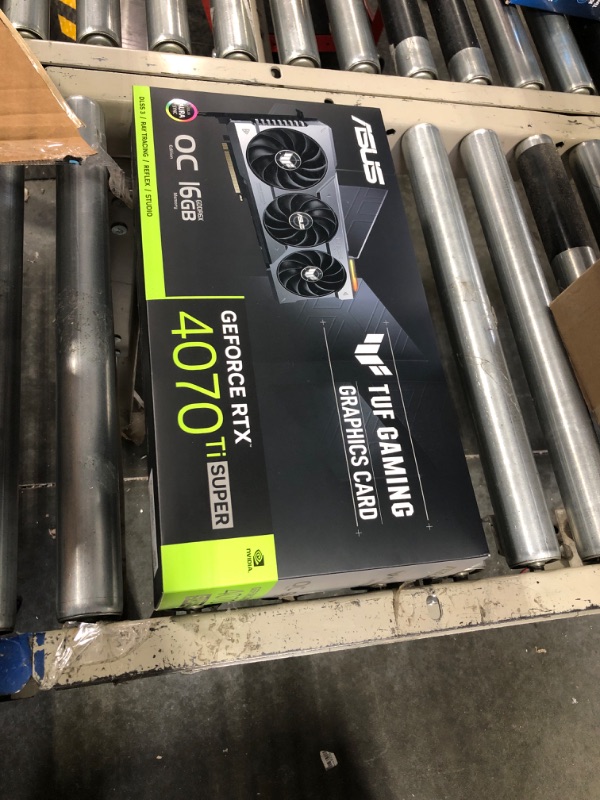 Photo 1 of ASUS TUF Gaming NVIDIA GeForce RTX 4090 OC Edition Gaming Graphics Card (24GB GDDR6X, PCIe 4.0, HDMI 2.1a, DisplayPort 1.4a, Dual Ball Bearing Axial Fans) OC Edition RTX4090 TUF