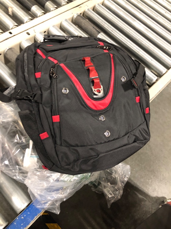 Photo 1 of 17.3 Laptop Backpack, Extra Large Travel laptop Backpack with Rain Cover, TSA Friendly Flight Approved with RFID Anti Theft Pocket and USB Charger Port, Water Resistant College Bag for Men and Women