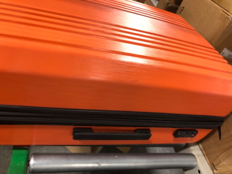Photo 1 of Coolife Luggage Suitcase PC+ABS with TSA Lock Spinner Carry on Hardshell Lightweight 20in 24in 28in (orange