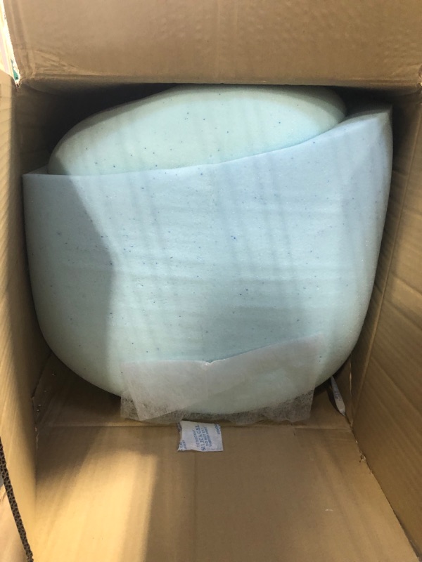 Photo 1 of Lucid 3 Inch Mattress Topper King – Memory Foam Mattress Topper King – 5 Zone Gel Infusion – CertiPur Certified Foam – Dorm Room Essentials Gel King 3 Inch Topper Only