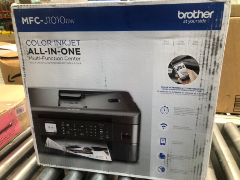 Photo 3 of Brother MFC-J1010DW Wireless Color Inkjet All-in-One Printer with Mobile Device and Duplex Printing, Refresh Subscription and Amazon Dash Replenishment Ready