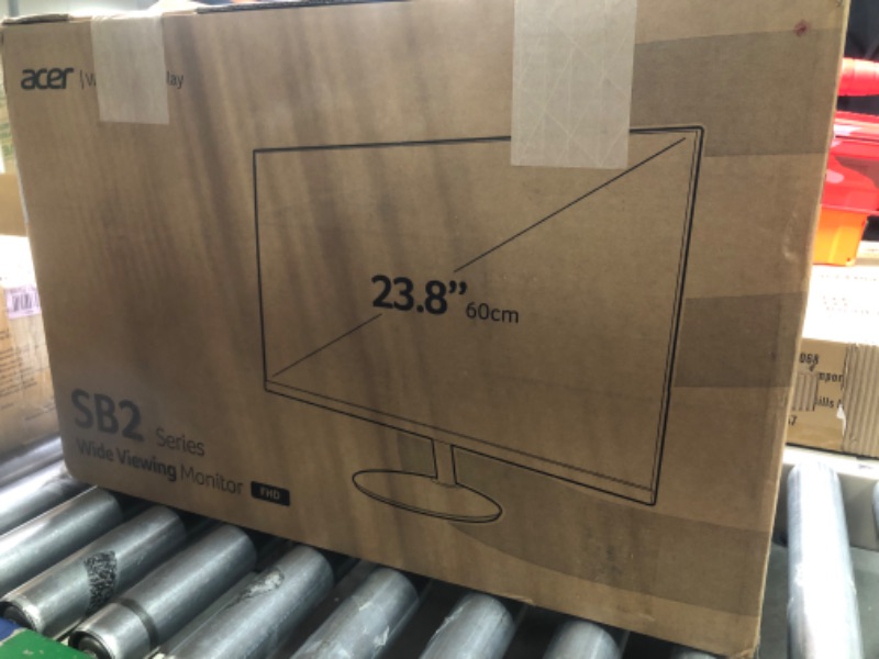Photo 1 of Acer SB242Y Hbi 23.8" Full HD (1920 x 1080) Gaming Office Monitor | Ultra-Thin Stylish Design | 100Hz | 1ms (VRB) | HDMI & VGA Ports Full HD USB Streaming 2MP Webcam with Digital Microphone*****SEALED BOX