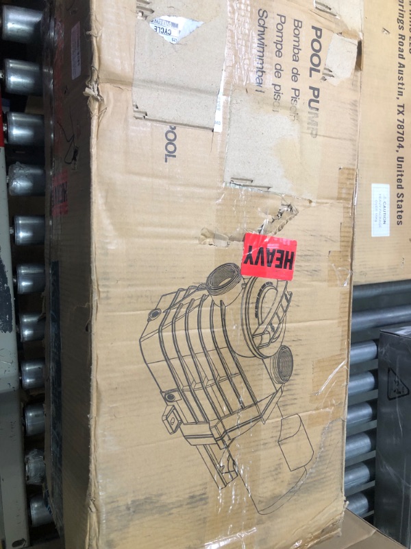 Photo 1 of Pipopa 2.5hp Inground Pool Pump | 2-Speed Control | 6240GPH Flow | 79ft Head Lift | Swimming Pool Pump for Inground Pools | 230V AC 60HZ 230V Dual Speed 2.5hp