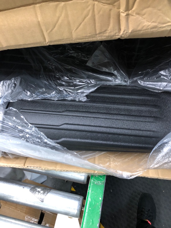 Photo 3 of **USED** KUNIST Floor Mats for Tesla Model Y 2023 2022 2021 Double Layer Removable TPE Cargo Liners All Weather Waterproof Anti-Slip Front Trunk Mats Rear Trunk Mat Interior Accessories (Set of 9 Mats)