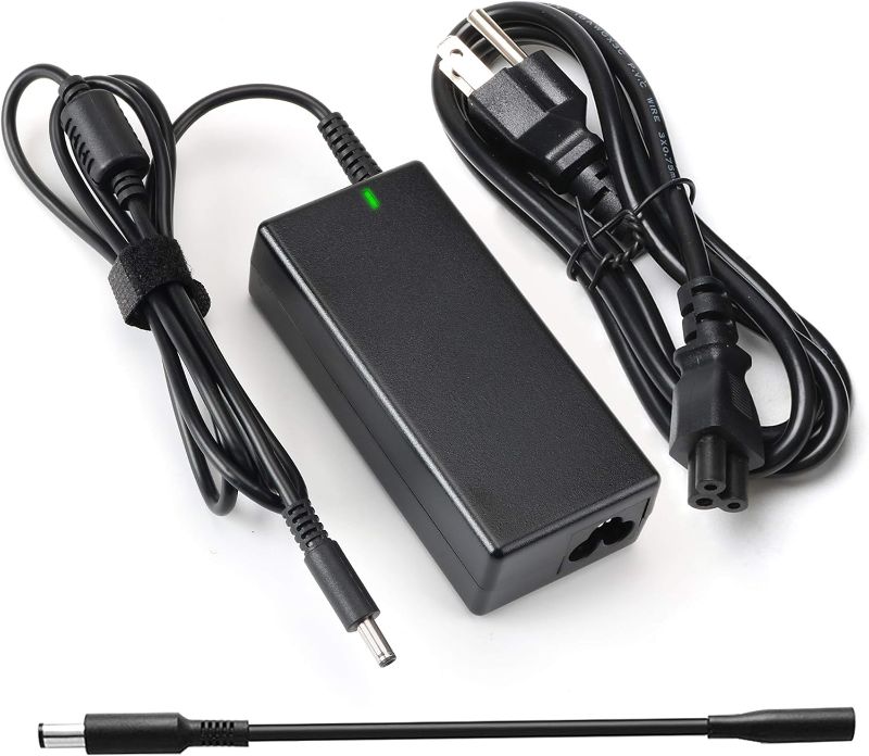 Photo 1 of 65W AC Charger for Dell Inspiron 17-7000 17-5000 17-3000 15-7000 15-5000 15-3000 13-7000 11-3000 2 in 1 Series 3558 3181 5100 5535 5555 5558 5559 5567 XPS 9350 9360 la65ns2-01 Charger Laptop Power