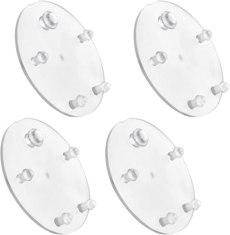 Photo 1 of 4 Pack Replacement for Vormax Toilet Tank Flapper Seal Gasket 3’’, Silicone Toilet Flapper Seal Compatible with American Standard 7381424-100.0070A