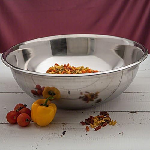 Photo 1 of 1 Heavy Duty Extra Large Stainless Steel Mixing Bowl - 30 Quarts