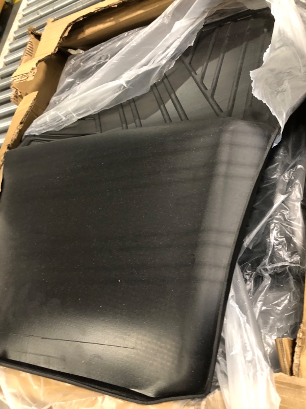 Photo 1 of Floor Mats for Tesla Model Y 2020 2021 2022 2023 Accessories, Octomo All Weather Trunk Mats Cargo Liners Waterproof Non-Slip, TPE Protective Eco-Friendly Full Set Floor Liners, 8PCS Tesla Model Y 2020-2023
