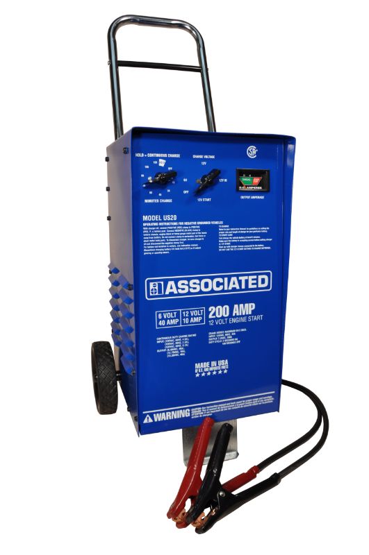 Photo 1 of Associated Equipment US20 6/12 Volt Value Battery Charger Blue 24 Inch