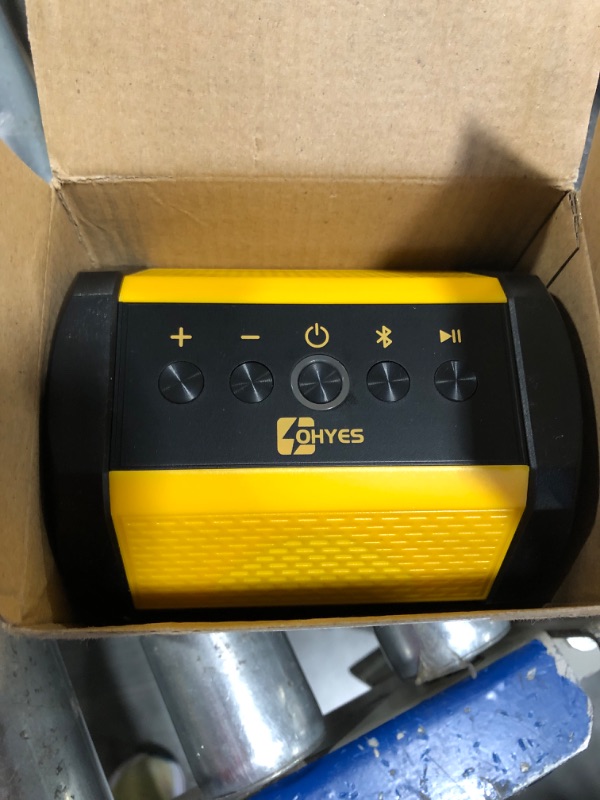 Photo 2 of Cordless Bluetooth Speaker Compatible with DeWALT 18v 20v Max Including 20-60v Flexvolt Battery for Jobsite, Outdoor and Festival Party (Battery not Included)