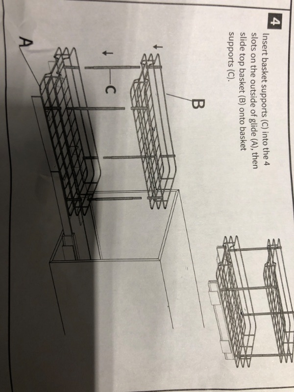 Photo 1 of 2 tier rack 14' w - chrome 