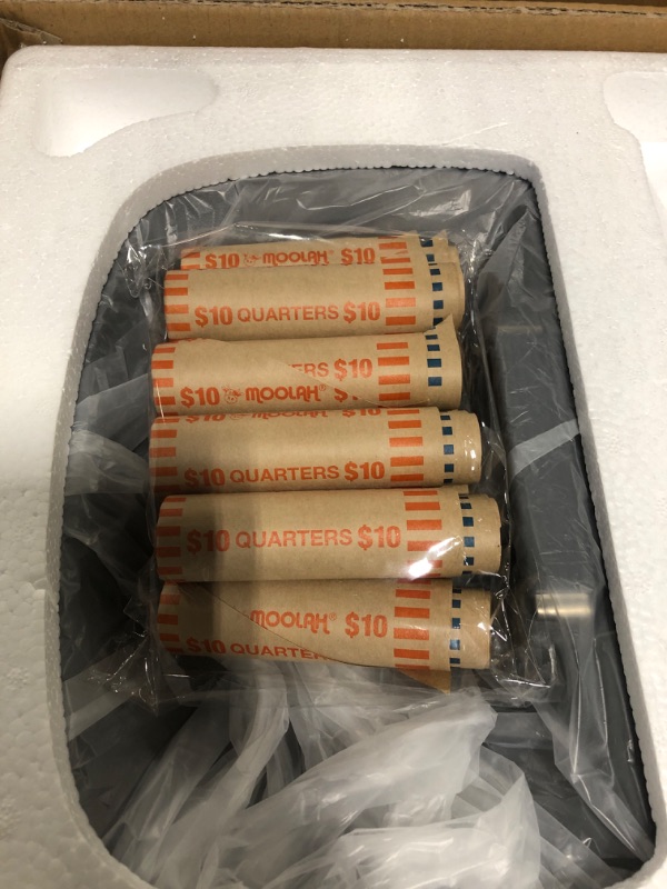 Photo 1 of Electronic USD Coin Sorter and Counter with LCD Display, Sorts 270 Coins Per Minute into Coin Wrappers or Bins, Coin Wrapper Tubes Included by EX ELECTRONIX EXPRESS