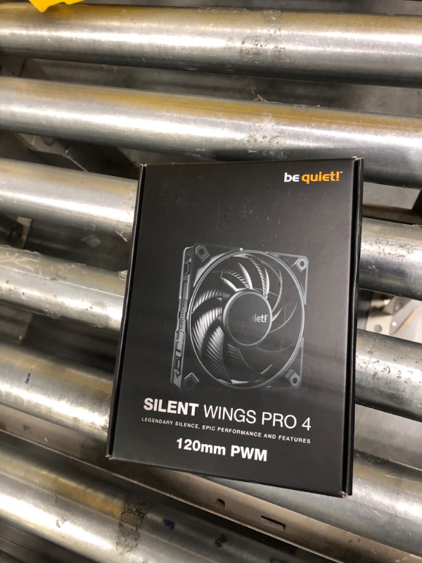 Photo 2 of be quiet! Silent Wings Pro 4 120mm PWM 3000 RPM Premium Low Noise Cooling Fan | 4-Pin | BL098 120mm PWM Silent Wings Pro 4