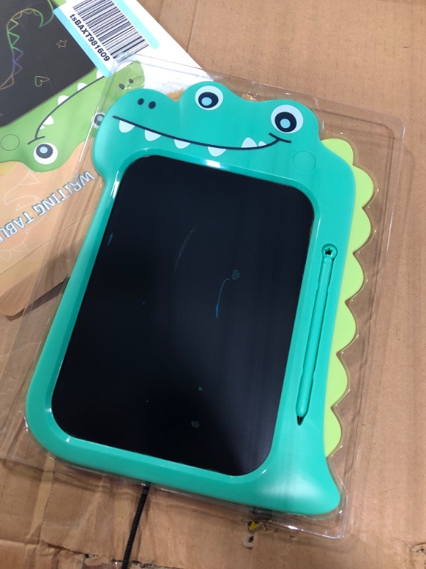 Photo 2 of LCD Writing Tablet for Kids, Drawing Tablet Doodle Board Toddler Toys, Dinosaur Toys Tablet for Boys Girls 1-3 4 5 6 7 8 Years Old, Birthday Gift Doodle Drawing Writing Pad Education Learning Toys Green