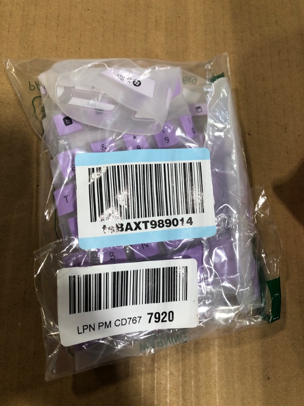 Photo 1 of Keyboard Cover for Logitech K350 MK570 Wireless Wave Keyboard, Logitech K350 Wireless Keyboard Accessories, Logitech K350 & MK570 Keyboard Skin Protector - Gradual Purple