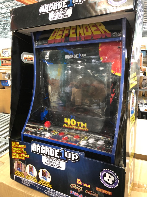 Photo 2 of Defender's Arcade1Up Party-Cade Retro Arcade Game 40th Anniversary ***LOOK AT PICS*** 
