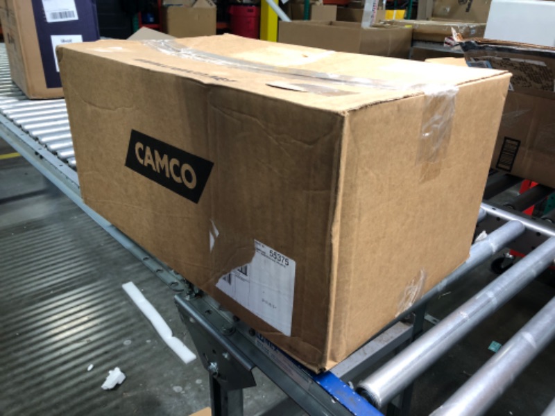 Photo 2 of Camco Heavy Duty Double Battery Box with Straps and Hardware - Group GC2 | Safely Stores RV, Automotive, and Marine Batteries | Measures Inside 21-1/2" x 7-3/8" x 11-3/16" | (55375) Frustration Free Packaging Double Battery Box