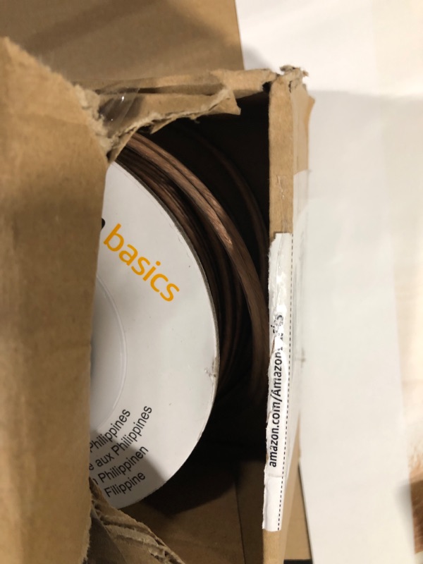 Photo 1 of Amazon Basics 16-Gauge Speaker Wire Cable, 100 Feet, Bronze 100 Feet 1-Pack