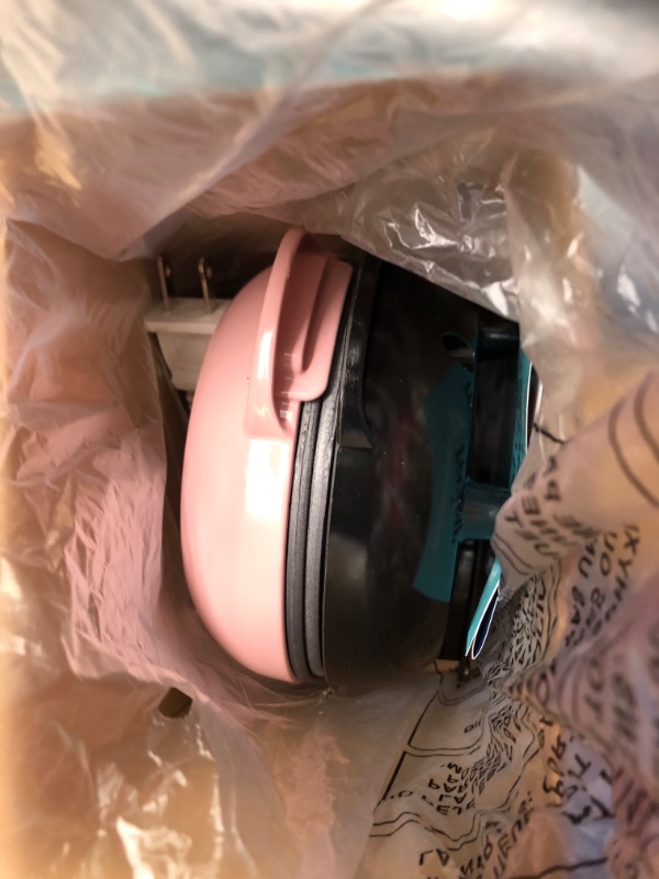 Photo 1 of Nostalgia MyMini Personal Electric Waffle Maker, 5-Inch Cooking Surface, Waffle Iron for Hash Browns, French Toast, Grilled Cheese, Quesadilla, Brownies, Cookies, Pink