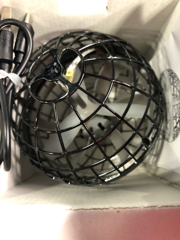 Photo 3 of **USED** Flying Orb Ball 2023 Upgraded - Hover Orb Magic Light Up Orb Flying Spinner Mini Drone Cosmic Globe for Kids Teens Adults Flying Ball Orbit Ball for Birthday Gift Family Gatherings Christmas (Gray)