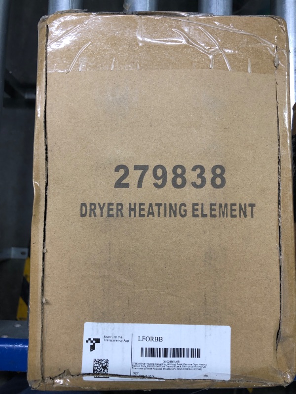 Photo 1 of 279838 Dryer Heating Element for Whirlpool Kenmore Roper Maytag Amana Cabrio Admiral Dryer Heating Element Parts Dryer Thermostat Thermal Fuse medx655dw1 500 600 70 80 Series Model 110 Dryer Part