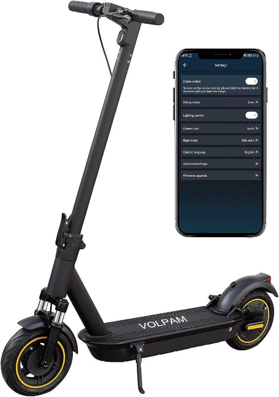 Photo 1 of Electric Scooter, 8.5''/10'' Tires, Max 19-27 Miles Range, 350-500W Motor, Max 19/21 MPH Speed, Dual Braking, Folding Commuting Electric Scooter Adults