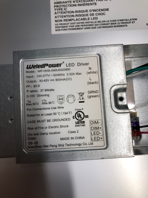 Photo 1 of 2x4 flat panel led