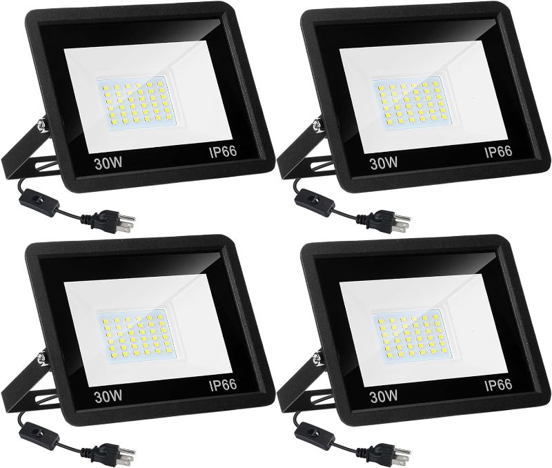 Photo 1 of 4 pack LED flood lights 30W